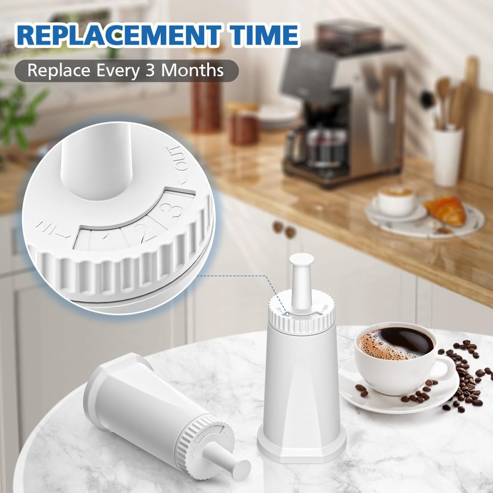 Replacement Water Filter for Breville Barista Touch Espresso Machine BES880, Barista Pro BES878, Oracle Touch BES990, Oracle BES980 & Dual Boiler BES920 Bambino ClaroSwiss Sage, BES008WHT0NUC1 - Image 5